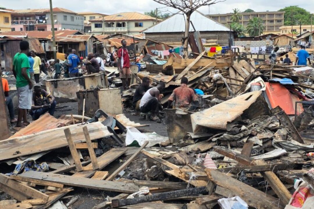 Fire displaces slum dwellers at Afful Nkwanta in Kumasi