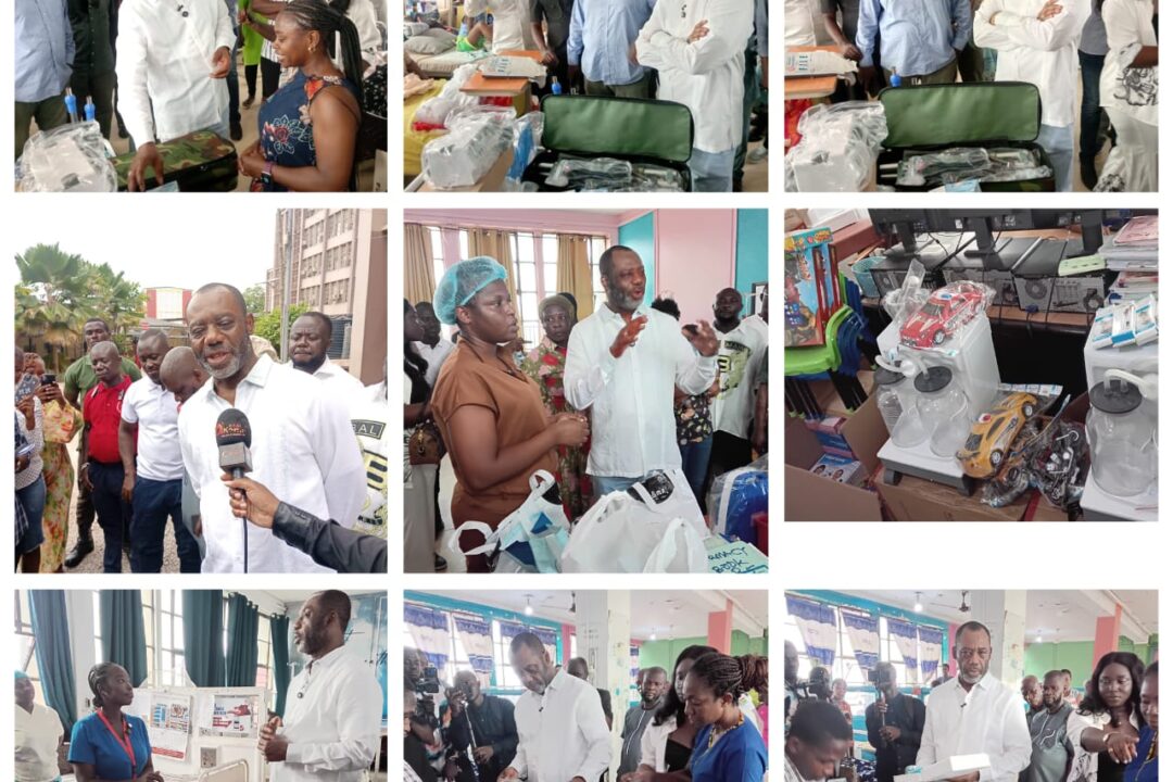 Napo donates medical equipment & playroom items to KATH children’s wards to celebrate birthday