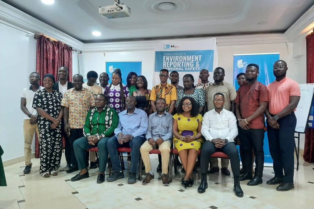 Ashanti GJA & RSF Germany holds environmental reporting & personal safety training for journalists