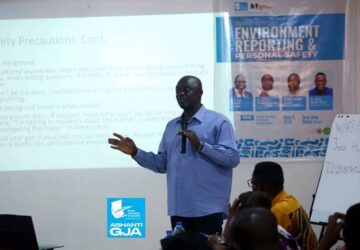 Erastus Asare Donkor rallies journalists’ support for environmental reporting despite risks involved
