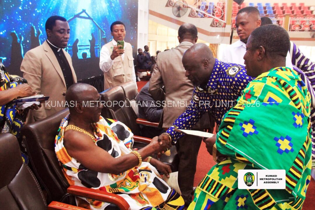 Kumasi Mayor calls for unity among religious, traditional & political leaders to drive development