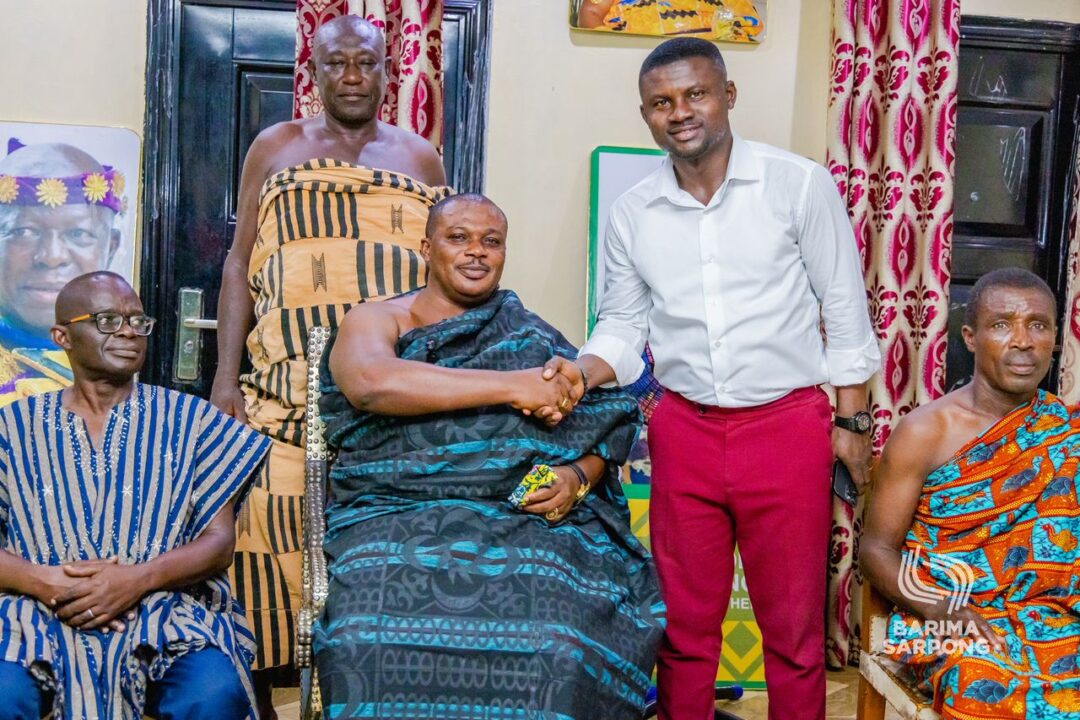 Lawyer Barima Sarpong receives rousing welcome in Afigya Sekyere East …as he reaffirms commitment to serve