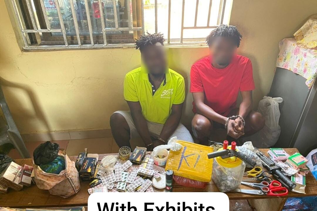 POLICE ARREST 4 SUSPECTED DRUG PEDDLERS & RECOVER FIREARM, SUSPECTED NARCOTIC SUBSTANCES IN MANKRANSO OPERATIONS