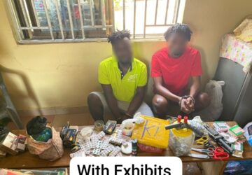POLICE ARREST 4 SUSPECTED DRUG PEDDLERS & RECOVER FIREARM, SUSPECTED NARCOTIC SUBSTANCES IN MANKRANSO OPERATIONS