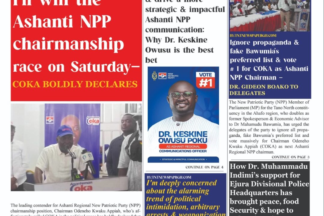 The New Trust Newspaper, Thursday, 13th August, 2026 edition