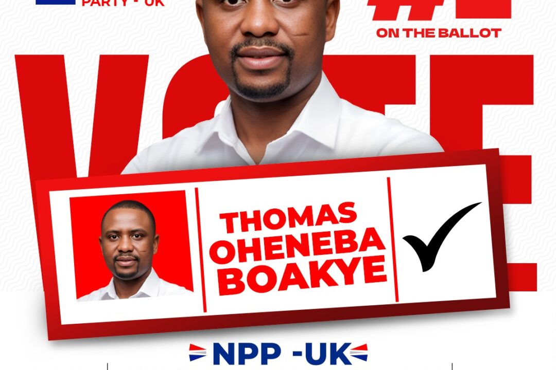 Endorsement galore for Thomas Oheneba Boakye as Branch Organiser ahead of NPP-UK executives election