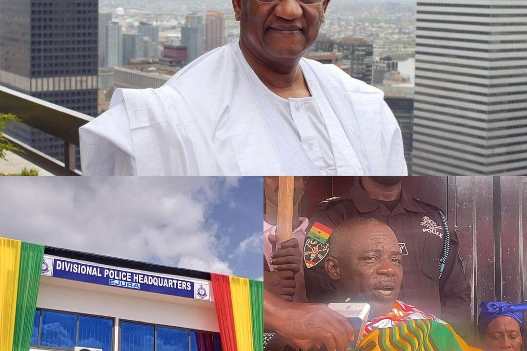 How Dr. Muhammadu Indimi’s support for Ejura Divisional Police Headquarters has brought peace, food Security & hope to Ashanti Region