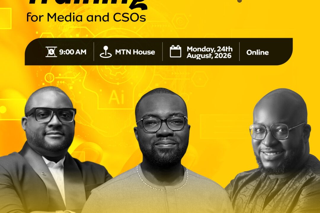 MTN Ghana holds AI training for journalists & Civil Society Organisations