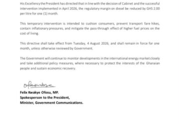 Prez.Mahama directs NPA to absorb GH¢2 per litre of diesel to ease fuel price burden