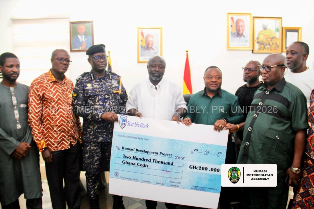 ASHANTI BUSINESS OWNERS SUPPORT KMA’s CENTRAL POLICE RELOCATION PROJECT WITH GH¢200,000