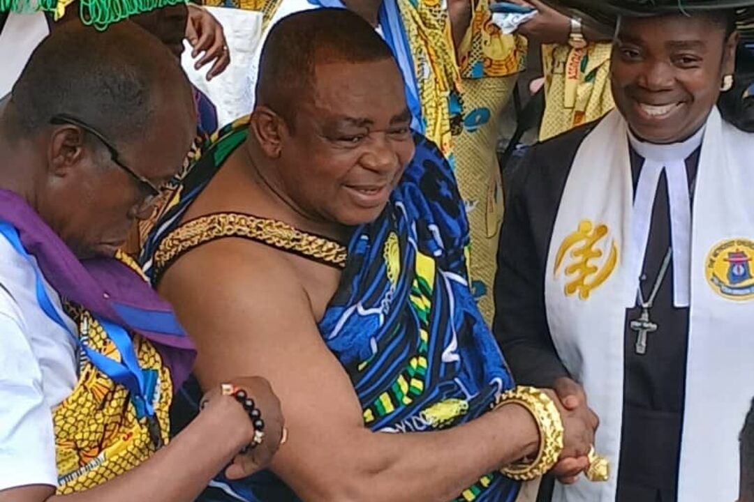 Use music to help fight against corruption, indiscipline, poverty & social vices – Juaben Akyeamehene urges choir groups