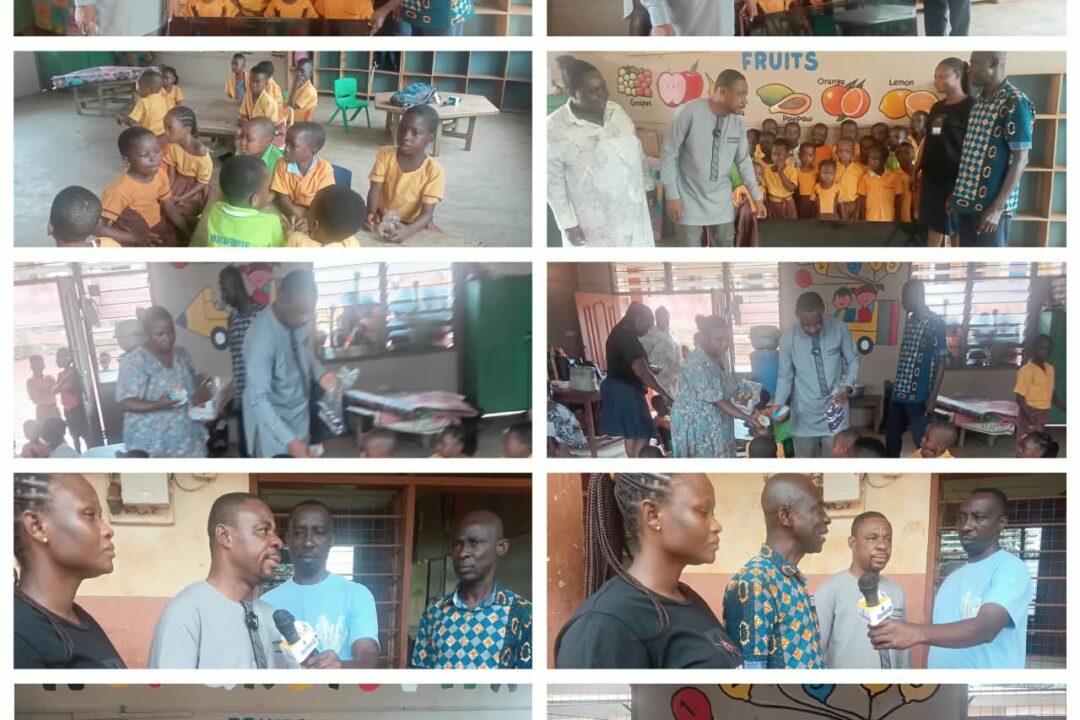 Krofrom East Assembly Member donates educational materials to New Tafo Basic School (Kindergarten)