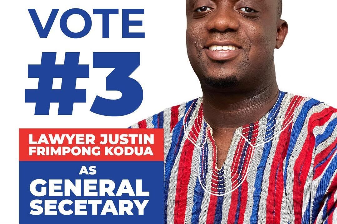 Ashanti NPP delegates must vote to retain Lawyer Justin Kodua as General Secretary-NPP activist urges