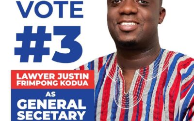 Ashanti NPP delegates must vote to retain Lawyer Justin Kodua as General Secretary-NPP activist urges