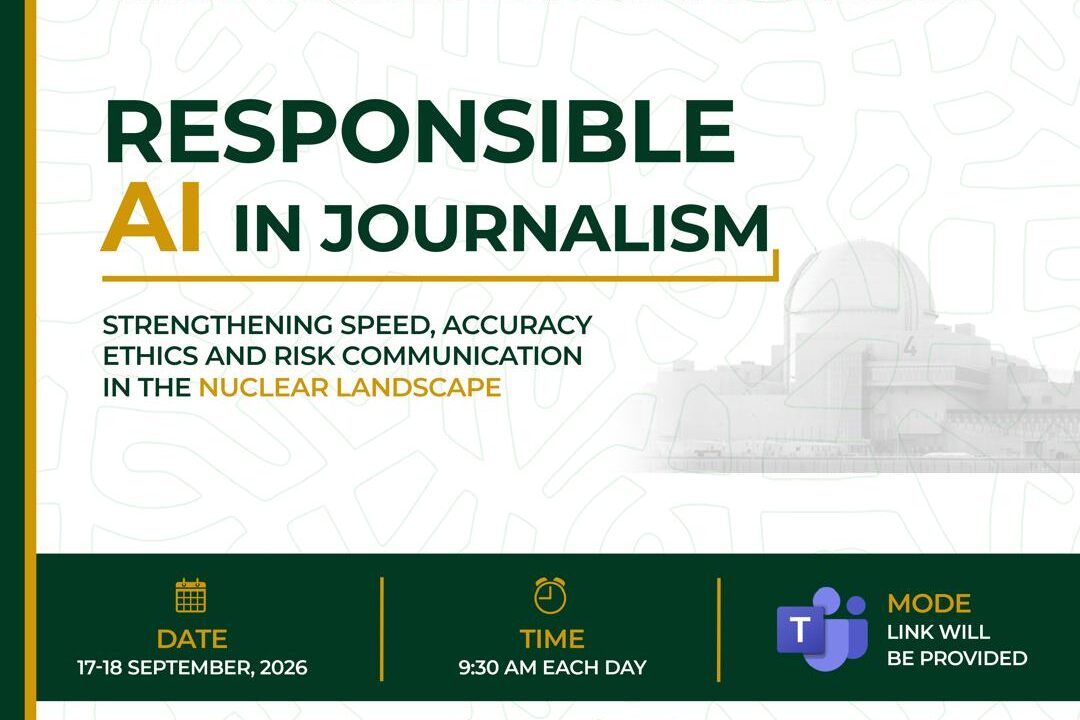 Nuclear Power Ghana (NPG) trains media professionals on “Responsible AI in Journalism”