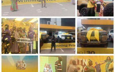 MTN Ghana gives out 3 brand new Toyota Land Cruiser Prados to 3 loyal customers