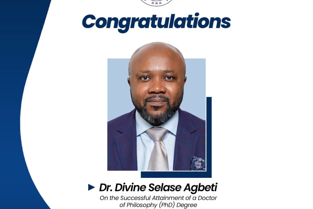CSA boss bags doctorate degree