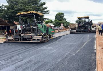 Kofi Job Constructions begins asphalting works on 19KM Sunyani inner ring road project under “Big Push