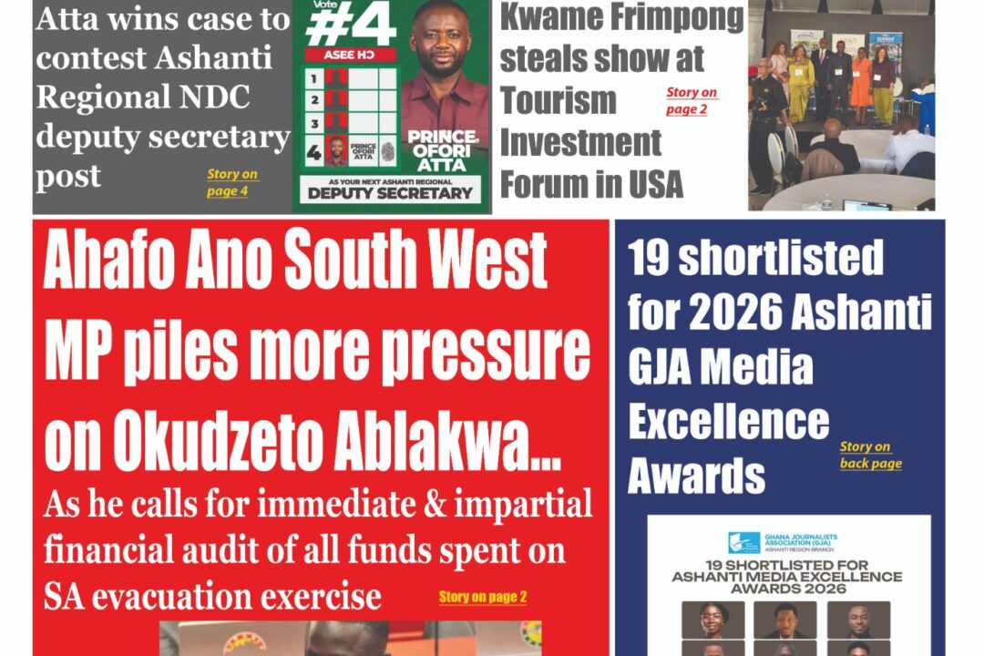 The New Trust newspaper, Wednesday, 21st October, 2026 edition