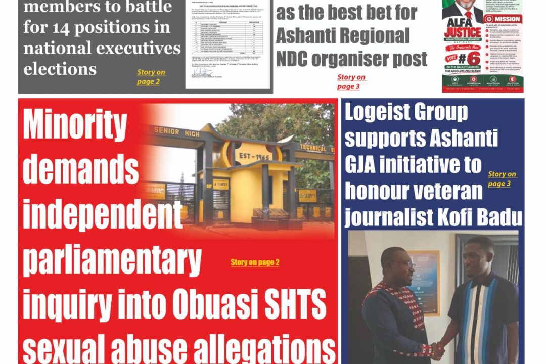 The New Trust newspaper, Friday, 23rd October, 2026