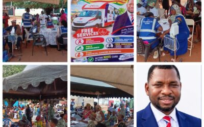 Dr. Eliasu Thouphique shakes Ejura with massive free medical screening in support of Sekyerene Festival 2026